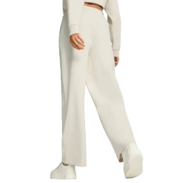 Pantaloni sportivi pentru femei Puma Ess+ Class Act Pants Fl S/ White photo 4