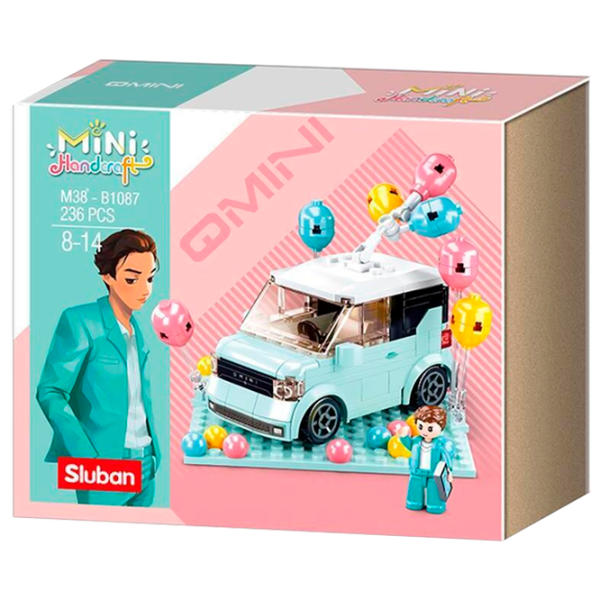 Конструктор Sluban Mini Car Транспорт/ Разноцветный photo 1