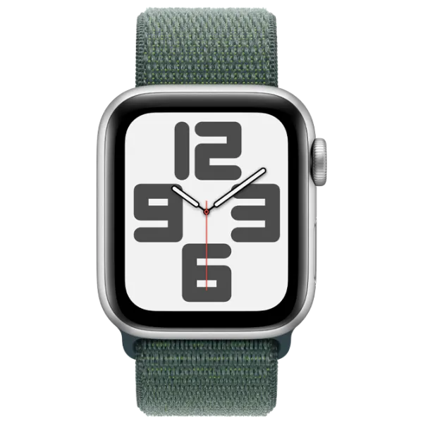 Ceas inteligent Apple Watch SE 2024  1.57" / 40mm / Starlight - Lake Green / MXEH3QI/A photo 2