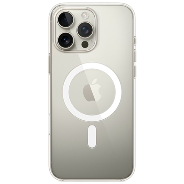 Husă pentru smartphone Apple iPhone 16 Pro Max Apple / MagSafe Back / PP / White Transparent photo 3