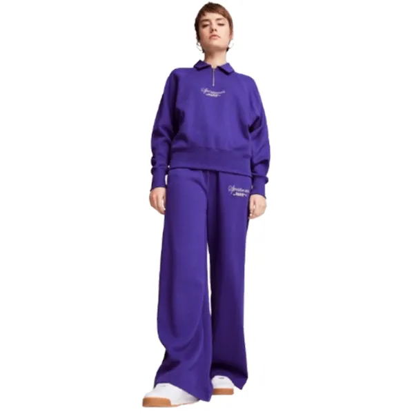 Спортивные брюки для женщин Puma Classics+ Relaxed Sweatpants S/ Lapis Lazuli photo 4