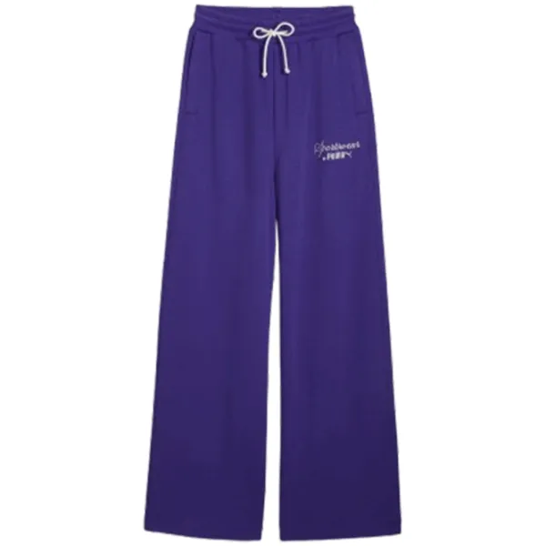 Pantaloni sportivi pentru femei Puma Classics+ Relaxed Sweatpants XL/ Lapis Lazuli photo 1