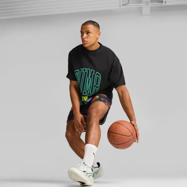 Футболка для мужчин Puma Getting Crafty SS Tee 2 P 100% хлопок/ Black photo 4