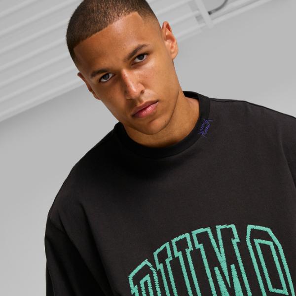 Футболка для мужчин Puma Getting Crafty SS Tee 2 P 100% хлопок/ Black photo 6