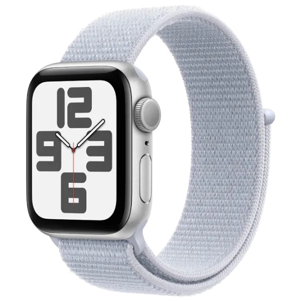 Умные часы Apple Watch SE 2024  1.57" / 40 мм / Серебряный - Голубое облако / MXEE3QI/A photo 1 Умные часы Apple Watch SE 2024  1.57" / 40 мм / Серебряный - Голубое облако / MXEE3QI/A photo 1