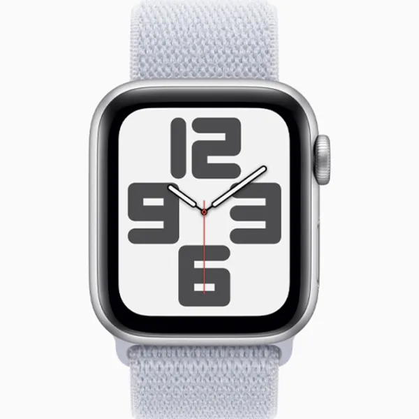 Умные часы Apple Watch SE 2024  1.57" / 40 мм / Серебряный - Голубое облако / MXEE3QI/A photo 3 Умные часы Apple Watch SE 2024  1.57" / 40 мм / Серебряный - Голубое облако / MXEE3QI/A photo 3