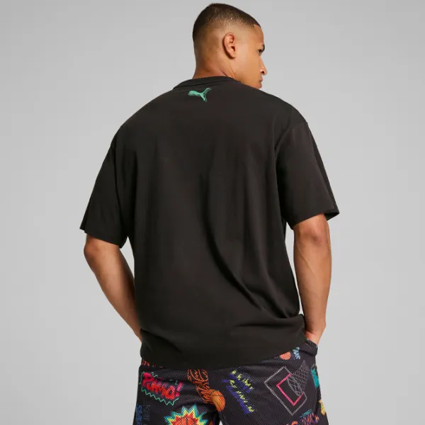 Tricou pentru bărbați Puma Getting Crafty SS Tee 2 P 100% bumbac/ Black photo 4