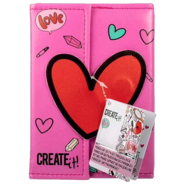 Set de creație Create it Carte de Machiaj 84526 6+/ Multicolor Pink photo 1