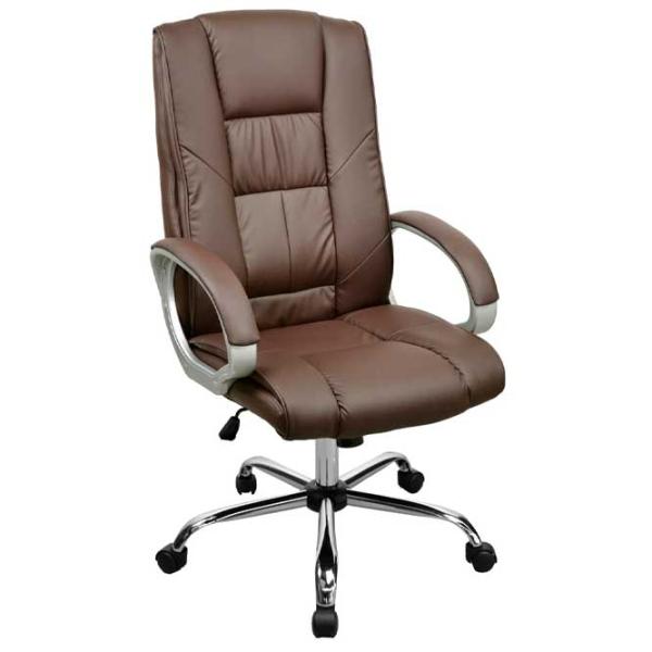 Fotoliu de birou DecoPrim BX-1130 ECO Piele/ Brown photo 1 Fotoliu de birou DecoPrim BX-1130 ECO Piele/ Brown photo 1