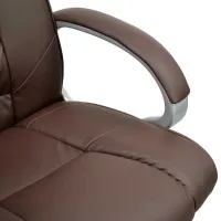 Офисное кресло DecoPrim BX-1130 ЭКО Кожа/ Brown photo 7