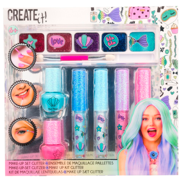 Set de creație Create it Make-Up Set Mermaid 84141 6+/ Multicolor Multicolor photo 1
