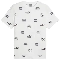 Tricou pentru bărbați Puma Power Aop Tee 100% bumbac/ White