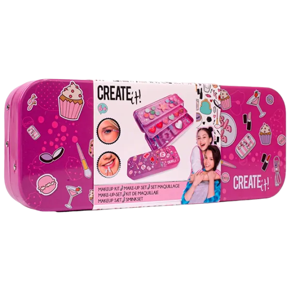 Set de creație Create it Make-Up Set Cutie Machiaj 84504 6+/ Multicolor Pink photo 1