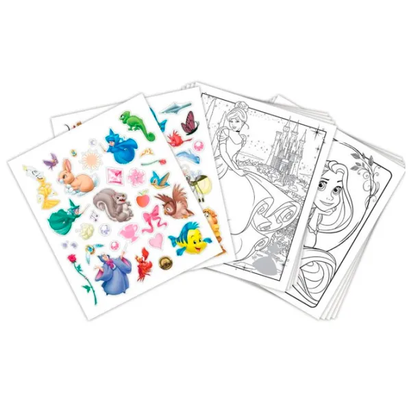 Set de creație Crayola Color'n Sticker Princess 04-0202 3+/ Multicolor Pink photo 2