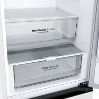 Frigider LG GBV3100CSW cu congelator jos 344 l / 186 cm / White photo 2