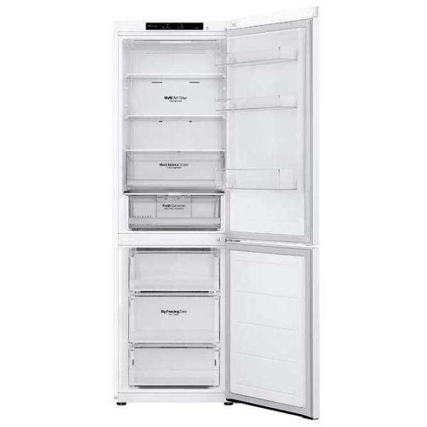 Frigider LG GBV3100CSW cu congelator jos 344 l / 186 cm / White photo 4