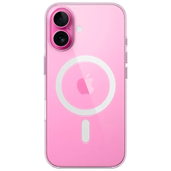 Husă pentru smartphone Apple iPhone 16 Apple / MagSafe Back / PP / White Transparent photo 3