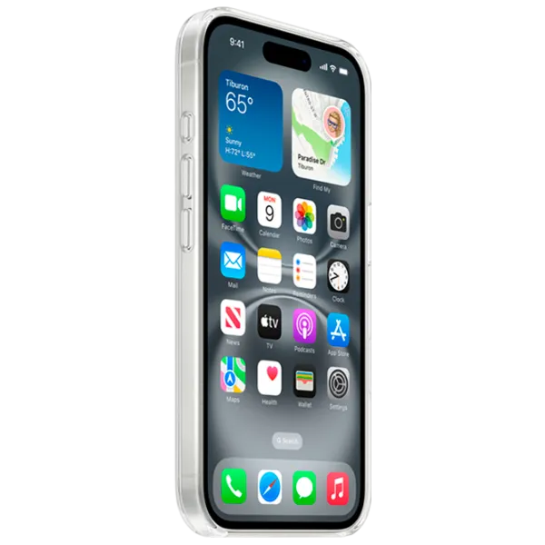 Husă pentru smartphone Apple iPhone 16 Apple / MagSafe Back / PP / White Transparent photo 4