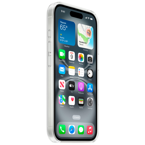 Husă pentru smartphone Apple iPhone 16 Apple / MagSafe Back / PP / White Transparent photo 4