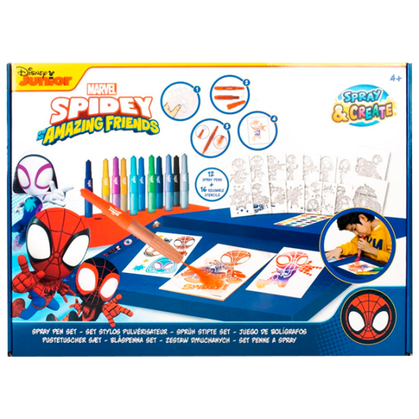 Креативный набор Canenco Spray & Create Spidey SP22368 4+/ Разноцветный Blue photo 1 Креативный набор Canenco Spray & Create Spidey SP22368 4+/ Разноцветный Blue photo 1
