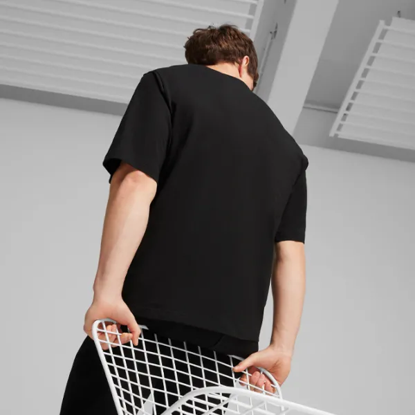 Tricou pentru bărbați Puma Better Classics Boxy Tee 100% bumbac/ Black photo 4