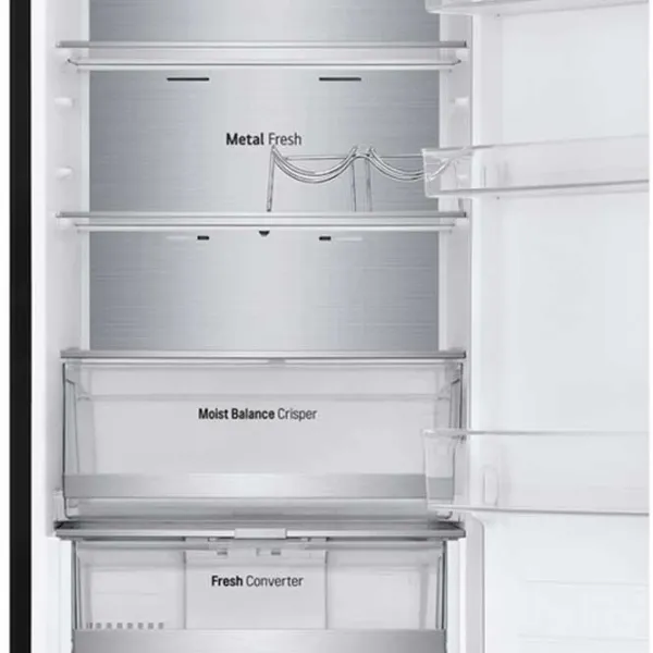 Frigider LG GBV5150DEP cu congelator jos 344 l / 186 cm / Black photo 5