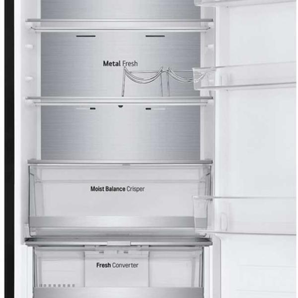 Frigider LG GBV5150DEP cu congelator jos 344 l / 186 cm / Black photo 5
