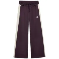 Pantaloni sportivi pentru femei Puma T7 Low Rise Track Pants S/ Midnight Plum