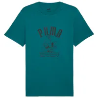 Tricou pentru bărbați Puma Graphics Super Tee 100% bumbac/ Blue