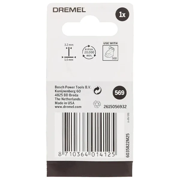 Бит Dremel 2615056932 Количество в наборе - 1 photo 3