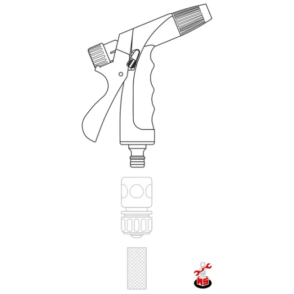 Pistol pentru stropit Flo 89213 Plastic photo 2