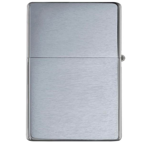 Зажигалка Zippo Brushed Chrome Vintage Серебро/ Латунь photo 1