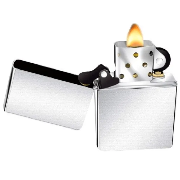 Зажигалка Zippo Brushed Chrome Vintage Серебро/ Латунь photo 3