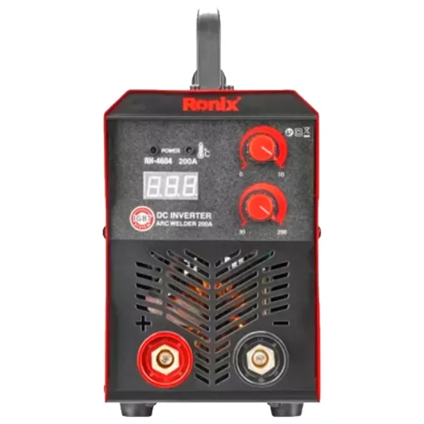 Aparat de sudat Ronix RH-4604 220 V cu electrod (MMA)/ Red photo 5 Aparat de sudat Ronix RH-4604 220 V cu electrod (MMA)/ Red photo 5