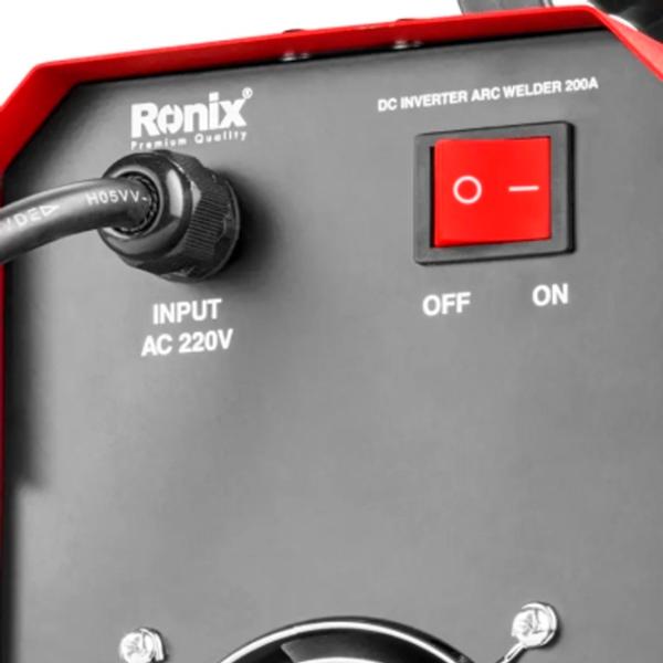 Aparat de sudat Ronix RH-4604 220 V cu electrod (MMA)/ Red photo 7 Aparat de sudat Ronix RH-4604 220 V cu electrod (MMA)/ Red photo 7