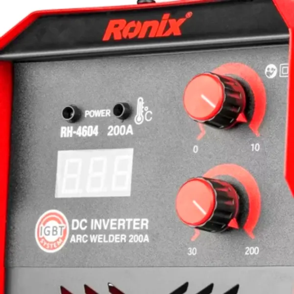 Aparat de sudat Ronix RH-4604 220 V cu electrod (MMA)/ Red photo 8 Aparat de sudat Ronix RH-4604 220 V cu electrod (MMA)/ Red photo 8