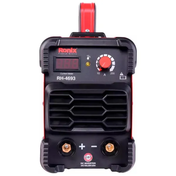 Aparat de sudat Ronix RH-4693 220 V cu electrod (MMA)/ Red photo 2 Aparat de sudat Ronix RH-4693 220 V cu electrod (MMA)/ Red photo 2