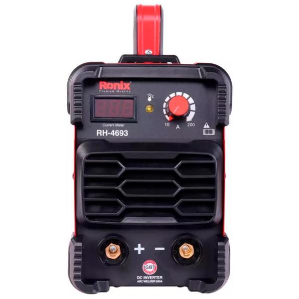 Aparat de sudat Ronix RH-4693 220 V cu electrod (MMA)/ Red photo 2 Aparat de sudat Ronix RH-4693 220 V cu electrod (MMA)/ Red photo 2