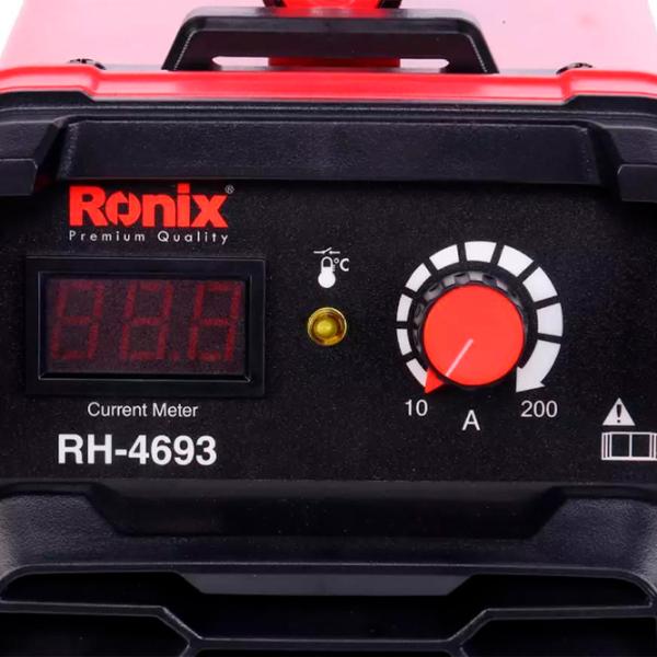 Aparat de sudat Ronix RH-4693 220 V cu electrod (MMA)/ Red photo 4 Aparat de sudat Ronix RH-4693 220 V cu electrod (MMA)/ Red photo 4