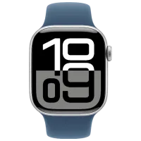 Ceas inteligent Apple Watch Series 10 1.96"/ 46 mm/ Silver - Denim/ MWWM3QI/ A photo 3