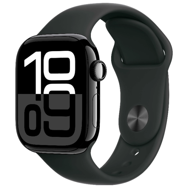Ceas inteligent Apple Watch Series 10 1.96"/ 46 mm/ Jet Black - Black/ MWWP3QI/ A photo 1