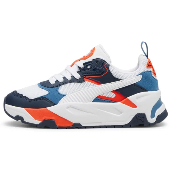 Кроссовки для мальчиков Puma Trinity Jr Club Осень - Зима/ White photo 2