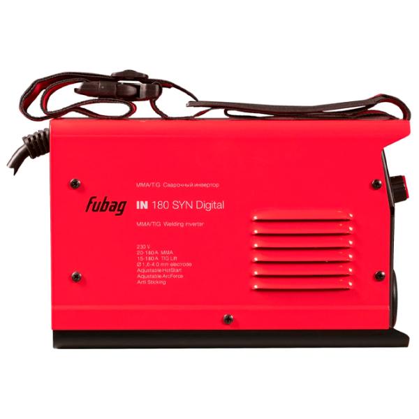 Aparat de sudat Fubag IN 180 SYN Digital 220 V cu electrod (MMA), cu gaz inert (TIG)/ Red photo 5