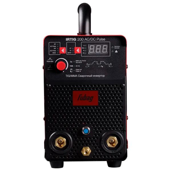 Aparat de sudat Fubag IRTIG 200 AC/ DC PULSE 220 V cu electrod (MMA), cu gaz inert (TIG)/ Red photo 3