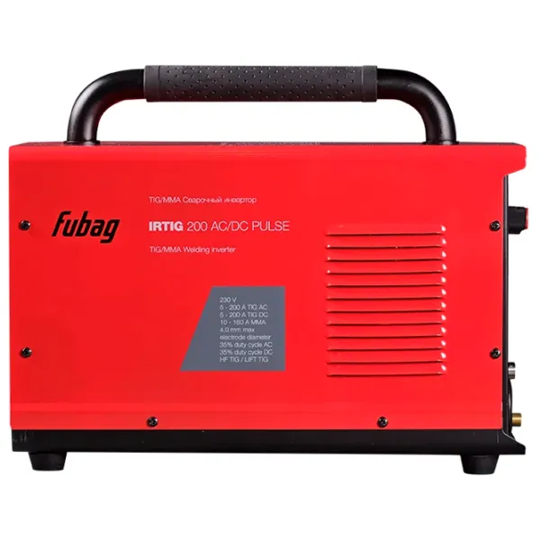 Aparat de sudat Fubag IRTIG 200 AC/ DC PULSE 220 V cu electrod (MMA), cu gaz inert (TIG)/ Red photo 4