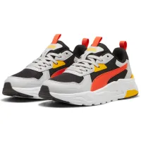 Adidași pentru băieți Puma Trinity Lite Jr Toamnă - iarnă/ Gray