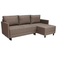 Угловой диван Mobiland Brus (Paros 03) Ткань / Коричневый