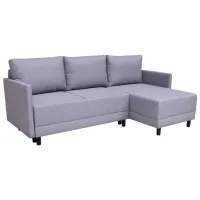 Canapea de colț Mobiland Brus (Paros 05) Stofă / Light Blue