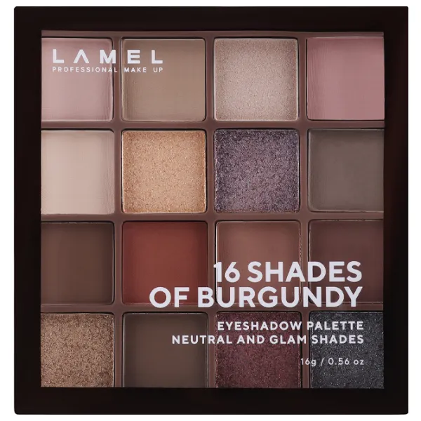 Fard de pleoape Lamel Shades of Burgundy 16 g/ N16-4 photo 2 Fard de pleoape Lamel Shades of Burgundy 16 g/ N16-4 photo 2