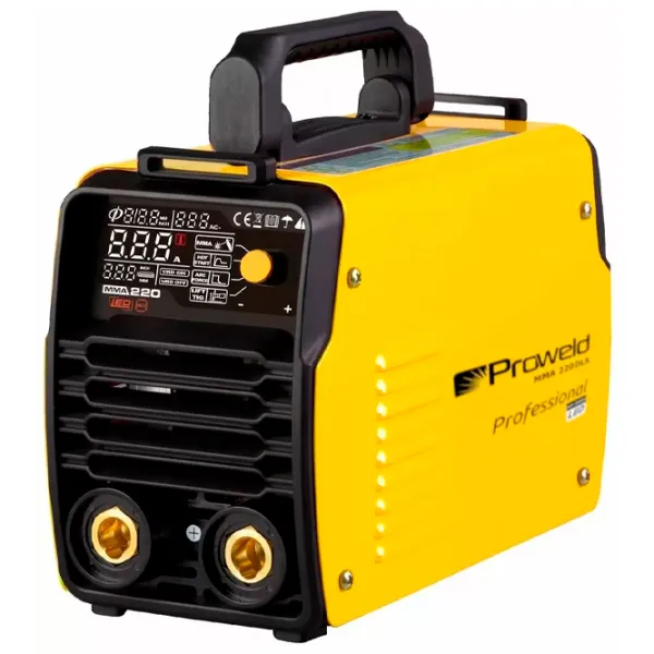 Aparat de sudat Proweld 220DLS-LED 230 V cu electrod (MMA)/ Yellow photo 2
